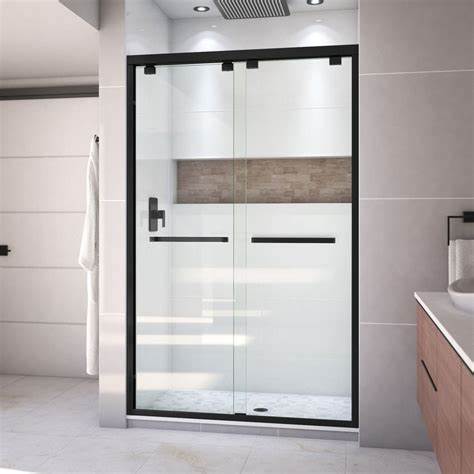 SHOWER DOOR 48X71 BLACK
