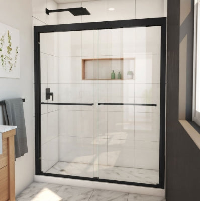 SHOWER DOOR 60X60 BLACK