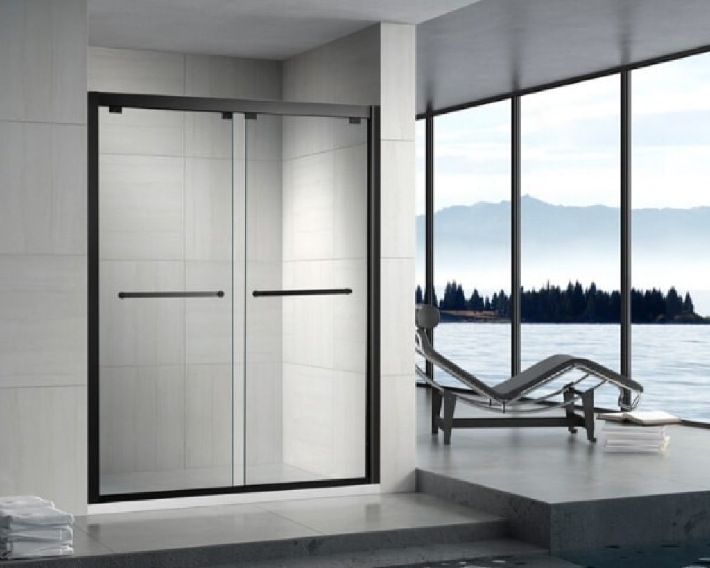 SHOWER DOOR 60X71 BLACK